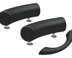 1 Griff + 2 Nackenstützen schwarz