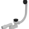 Ab- und Überlaufgarnitur CLICK/CLACK schwarz matt 1 1/2"