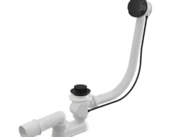 Ab- und Überlaufgarnitur schwarz matt 1 1/2"