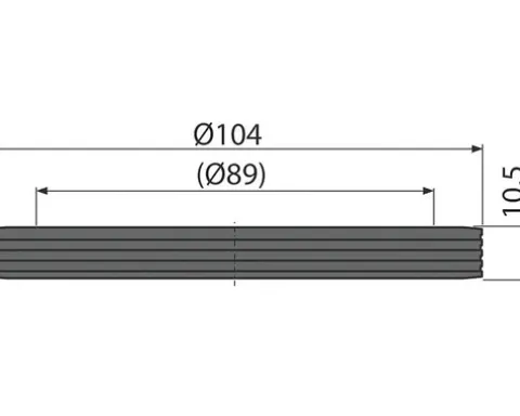 Ablaufdichtung für Montageelement und UP-Spülkasten veporit.