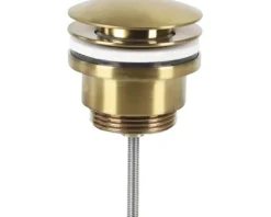 Ablaufventil PUSH-OPEN 1 1/4" matt gold