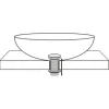 Ablaufventil PUSH-OPEN 1 1/4" Lang graphit 30.415.87