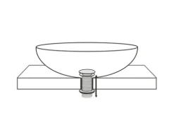 Ablaufventil PUSH-OPEN 1 1/4" Lang graphit 30.415.87