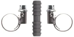 Airfit Schlauchkupplung 6 mm mit 2 Edelstahl-Schlauchschellen W2, 50021SK