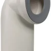 Airfit WC-Anschlussbogen 90° weiß mit Schlauchanschluss 40 mm, 90020WA