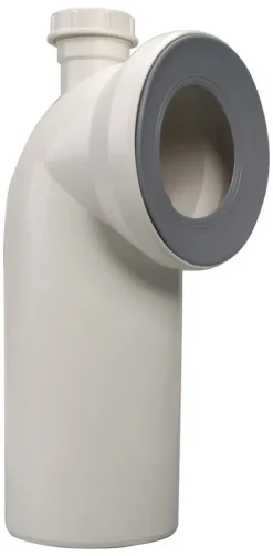 Airfit WC-Anschlussbogen 90° weiß mit Schlauchanschluss 40 mm, 90020WA