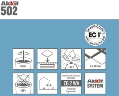 Akkit 502 Flexfugenmörtel anthrazit 13 kg