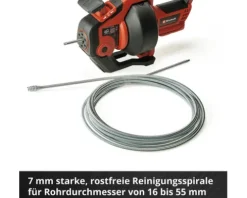Akku-Rohrreiniger Einhell Power X-Change TE-DA 18/760 Li, ohne Akku und Ladegerät