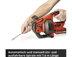 Akku-Rohrreiniger Einhell Power X-Change TE-DA 18/760 Li, ohne Akku und Ladegerät