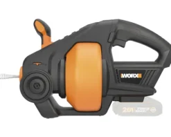 Akku-Rohrreinigungsspirale WORX 20V 7mm/7,6m WX891.9, ohne Akku und Ladegerät