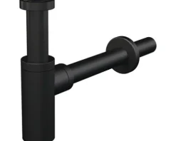 Alca Tassensiphon für Waschtisch 1 1/4 Zoll x schwarz matt A400BLACK