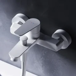 AM.PM Badewannenarmatur Einhebelmischer Badewanne Weiß FTA10033 Hit