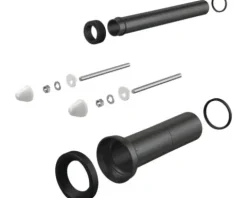 Anschlussgarnitur Alca für WC 90 mm 45 mm x 300 mm M9000-DIY