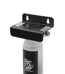 AquaUno Untertisch-Wasserfilter. Aktivkohlefilter für Küchenarmatur inkl. 3/8 Panzerschläuche. Wasserfilter für Wohnmobil oder Food track - Kapazität: 30.000 Liter.