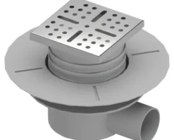 Aurlane Duschablauf für Duschbodenelement chrom matt FAC033