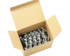 Auslaufventil GEKA 1/2" Messing verchromt matt Tülle PROFIPACK, 10 Stück