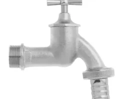 Auslaufventil Messing, vernickelt 1/2"