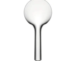 AVITAL Brausegarnitur Jausa rund Vollsilikon chrom/weiß Brausestangenlänge 80 cm
