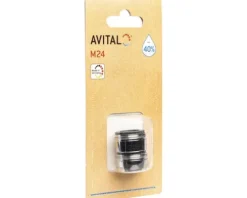 AVITAL Strahlregler M24 7.5-9.0l/min chrom 2 Stück