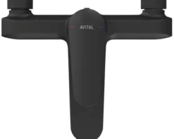AVITAL Badewannenarmatur CLARO schwarz matt