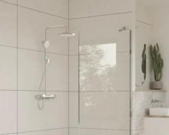 AVITAL Duschsäule inkl. Thermostat PIRITA chrom glänzend