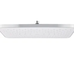 AVITAL Kopfbrause RIMAVA 40x22 cm 3 Strahlarten chrom/weiß