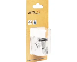 AVITAL Schlauchplatzsicherung Aquastop 3/4" messing verchromt