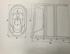 Baby Shower Badewanne Freistehend Rollbar