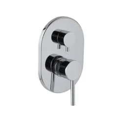 Badarmaturen-Set – Waschtisch, Bidet und Unterputz-Duscharmatur mit Umsteller | Fassa