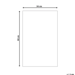 Badematte ESME Beige 50 x 80 cm Baumwolle
