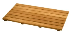 Badematte Holz Milo Bad Fußmatte Badvorleger Premium