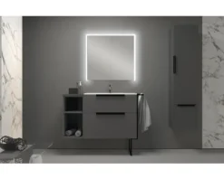 Baden Haus Möbelwaschtisch Tessin 75 x 46 cm weiß glänzend 50201