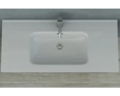 Baden Haus Möbelwaschtisch Tessin 101 x 46 cm weiß glänzend 50200