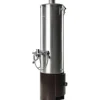 Badeofen D100 druckfest komplett mit Mischbatterie 7,5 W Unterofen braun