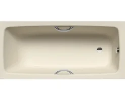 Badewanne KALDEWEI CAYONO STAR 753 70 x 150 cm mit Griffbohrungen warm beige 20 matt 275300010661