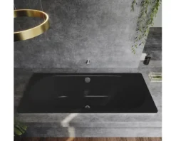 Badewanne KALDEWEI CLASSIC DUO 103 70 x 160 cm schwarz glänzend 290300010701