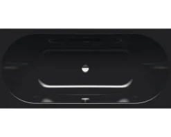Badewanne KALDEWEI VAIO DUO 950 80 x 180 cm schwarz glänzend 233000010701
