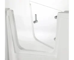 Badewanne mit Tür rechts SCHULTE Q1 75 x 170 cm alpinweiß glänzend mit Front- und Seitenverkleidung D80088R4