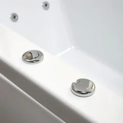 Badewanne mit Whirlpool aus Sanitäracryl, weiß | Adele