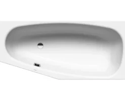 Badewanne KALDEWEI MINI Invisible Grip links 832 75 x 157 cm alpinweiß glänzend vollflächige Antirutschbeschichtung 224800011001