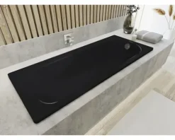 Badewanne KALDEWEI SANIFORM PLUS 373-1 75 x 170 cm schwarz glänzend 112600010701