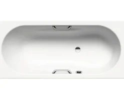 Badewanne KALDEWEI VAIO SET STAR Invisible Grip 955 75 x 170 cm mit Griffbohrungen alpinweiß glänzend vollflächige Antirutschbeschichtung 233500011001