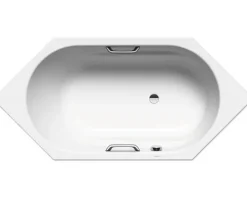 Badewanne KALDEWEI VAIO 6 STAR 959 90 x 190 cm mit Griffbohrungen alpinweiß glänzend 233900010001