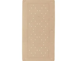 Badewanneneinlage Set Kleine Wolke Calypso 2-teilig beige 72 x 36 cm mit Nackenkissen