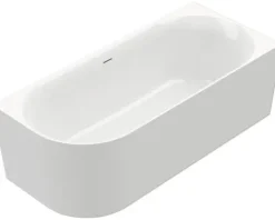 Badewanne OTTOFOND Afinar Corner 80 x 180 cm linke Ecke abgerundet weiß glänzend 703945