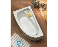 Badewanne OTTOFOND Campus 90 x 160 cm weiß glänzend glatt 918001