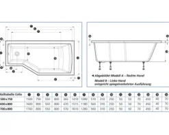 Badewanne OTTOFOND Clip 80 x 160 cm weiß glänzend glatt 979101