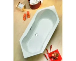 Badewanne OTTOFOND Labos 80 x 190 cm weiß glänzend glatt 926001