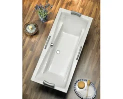 Badewanne OTTOFOND Lusaka Duo 80 x 180 cm weiß glänzend glatt 861201