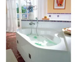 Badewanne OTTOFOND Luxor 140 x 140 cm weiß glänzend glatt 850001